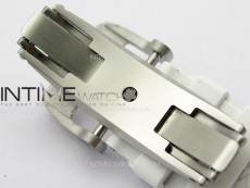 RM055 Real Ceramic Case KUF Best Edition Black Crown on White Rubber Strap MIYOTA8215