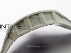 RM055 Real Ceramic Case KUF Best Edition Red Crown on White Rubber Strap MIYOTA8215