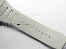 RM055 Real Ceramic Case KUF Best Edition Red Crown on White Rubber Strap MIYOTA8215