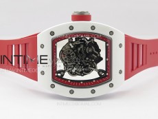 RM055 Real Ceramic Case KUF Best Edition Red Crown on Red Rubber Strap MIYOTA8215