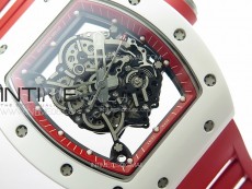RM055 Real Ceramic Case KUF Best Edition Red Crown on Red Rubber Strap MIYOTA8215