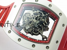 RM055 Real Ceramic Case KUF Best Edition Red Crown on Red Rubber Strap MIYOTA8215