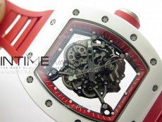 RM055 Real Ceramic Case KUF Best Edition Red Crown on Red Rubber Strap MIYOTA8215