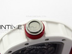 RM055 Real Ceramic Case KUF Best Edition Red Crown on Red Rubber Strap MIYOTA8215