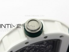 RM055 Real Ceramic Case KUF Best Edition Green Crown on Green Rubber Strap MIYOTA8215