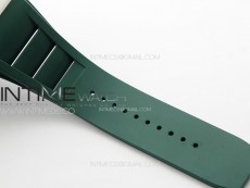 RM055 Real Ceramic Case KUF Best Edition Green Crown on Green Rubber Strap MIYOTA8215