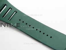 RM055 Real Ceramic Case KUF Best Edition Green Crown on Green Rubber Strap MIYOTA8215