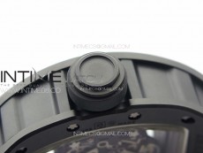 RM055 Real Ceramic Case KUF Best Edition Black Crown on Black Rubber Strap MIYOTA8215