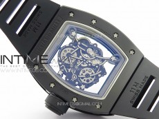 RM055 Real Ceramic Case KUF Best Edition Black Crown on Black Rubber Strap MIYOTA8215