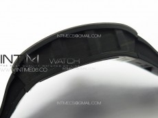 RM055 Forged Carbon Case KUF Best Edition Red Crown on Black Rubber Strap MIYOTA8215