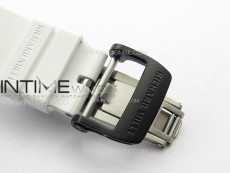 RM055 Forged Carbon Case KUF Best Edition Red Crown on White Rubber Strap MIYOTA8215