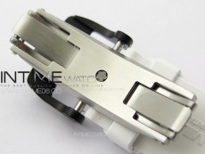 RM055 Forged Carbon Case KUF Best Edition Red Crown on White Rubber Strap MIYOTA8215