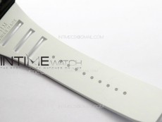 RM055 Forged Carbon Case KUF Best Edition Red Crown on White Rubber Strap MIYOTA8215