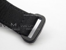 RM055 Real Ceramic Case KUF Best Edition Black Crown on Black Nyloy Strap MIYOTA8215