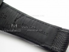 RM055 Real Ceramic Case KUF Best Edition Black Crown on Black Nyloy Strap MIYOTA8215
