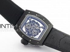 RM055 Real Ceramic Case KUF Best Edition Black Crown on Black Nyloy Strap MIYOTA8215