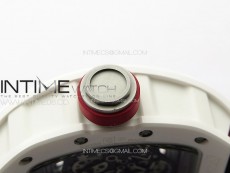 RM055 Real Ceramic Case KUF Best Edition Red Crown on Red Nyloy Strap MIYOTA8215