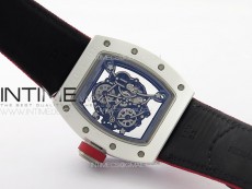 RM055 Real Ceramic Case KUF Best Edition Red Crown on Red Nyloy Strap MIYOTA8215