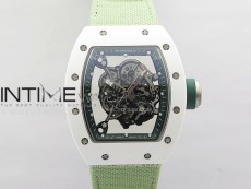 RM055 Real Ceramic Case KUF Best Edition Green Crown on Green Nylon Strap MIYOTA8215