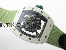 RM055 Real Ceramic Case KUF Best Edition Green Crown on Green Nylon Strap MIYOTA8215