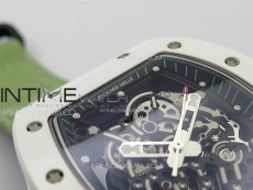 RM055 Real Ceramic Case KUF Best Edition Green Crown on Green Nylon Strap MIYOTA8215