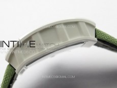 RM055 Real Ceramic Case KUF Best Edition Green Crown on Green Nylon Strap MIYOTA8215