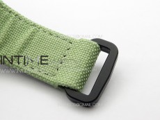 RM055 Real Ceramic Case KUF Best Edition Green Crown on Green Nylon Strap MIYOTA8215