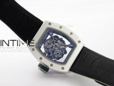 RM055 Real Ceramic Case KUF Best Edition Green Crown on Green Nylon Strap MIYOTA8215