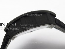 RM055 Real Forged Carbon Case KUF Best Edition Red Crown on Black Nyloyn Strap MIYOTA8215