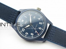Mark XVIII IW328101 Blue Ceramic M+F 1:1 Best Edition Blue Dial on Blue Nylon Strap A2892