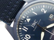 Mark XVIII IW328101 Blue Ceramic M+F 1:1 Best Edition Blue Dial on Blue Nylon Strap A2892