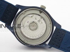 Mark XVIII IW328101 Blue Ceramic M+F 1:1 Best Edition Blue Dial on Blue Nylon Strap A2892