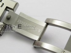 Pre Order: Royal Oak 41mm 15500 SS APSF 1:1 Best Edition Silver Textured Dial on SS Bracelet A4302 Super Clone