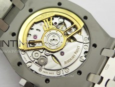 Pre Order: Royal Oak 41mm 15500 SS APSF 1:1 Best Edition Black Textured Dial on SS Bracelet A4302 Super Clone
