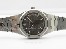 Pre Order: Royal Oak 41mm 15500 SS APSF 1:1 Best Edition Gray Textured Dial on SS Bracelet A4302 Super Clone