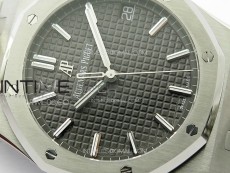 Pre Order: Royal Oak 41mm 15500 SS APSF 1:1 Best Edition Gray Textured Dial on SS Bracelet A4302 Super Clone