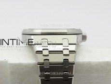 Pre Order: Royal Oak 41mm 15500 SS APSF 1:1 Best Edition Gray Textured Dial on SS Bracelet A4302 Super Clone