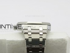 Pre Order: Royal Oak 41mm 15500 SS APSF 1:1 Best Edition Gray Textured Dial on SS Bracelet A4302 Super Clone