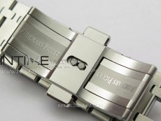 Pre Order: Royal Oak 41mm 15500 SS APSF 1:1 Best Edition Gray Textured Dial on SS Bracelet A4302 Super Clone