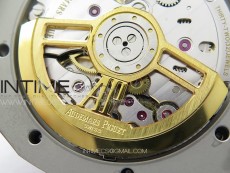 Pre Order: Royal Oak 41mm 15500 SS APSF 1:1 Best Edition Gray Textured Dial on SS Bracelet A4302 Super Clone