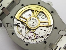 Pre Order: Royal Oak 41mm 15500 SS APSF 1:1 Best Edition Gray Textured Dial on SS Bracelet A4302 Super Clone