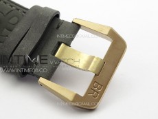BR 03-92 Diver Bronze B12 1:1 Best Edition Brown Dial on Brown Leather Strap MIYOTA 9015 (Free Rubber Strap)