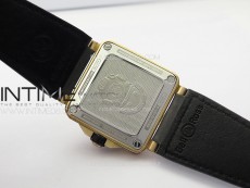 BR 03-92 Diver Bronze B12 1:1 Best Edition Brown Dial on Brown Leather Strap MIYOTA 9015 (Free Rubber Strap)