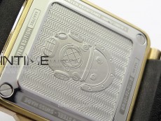 BR 03-92 Diver Bronze B12 1:1 Best Edition Brown Dial on Brown Leather Strap MIYOTA 9015 (Free Rubber Strap)