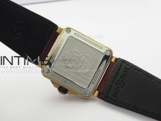 BR 03-92 Diver Bronze B12 1:1 Best Edition Black Dial on Black Leather Strap MIYOTA 9015 (Free Rubber Strap)