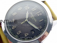 Calatrava 5226 SS GRF Best Edition Charcoal Grey Dial on Brown Leather Strap Asian Cal.330