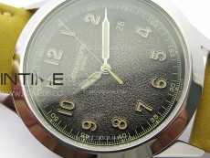 Calatrava 5226 SS GRF Best Edition Charcoal Grey Dial on Brown Leather Strap Asian Cal.330