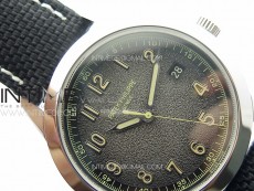 Calatrava 5226 SS GRF Best Edition Charcoal Grey Dial on Black Leather Strap Asian Cal.330