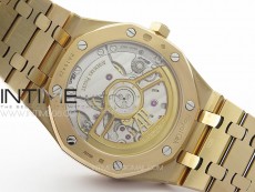 Royal Oak 41mm 15500 RG APSF 1:1 Best Edition Blue Textured Dial on RG Bracelet A4302 Super Clone