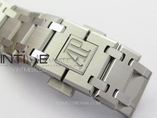 Royal Oak 39mm 15202 SS ZF 1:1 Best Edition Blue Textured Dial on SS Bracelet A2121 V2